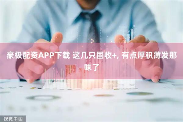 豪极配资APP下载 这几只固收+, 有点厚积薄发那味了